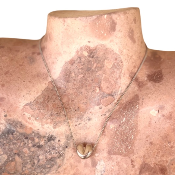Tane Jewelry - Xilo Heart Silver Necklace